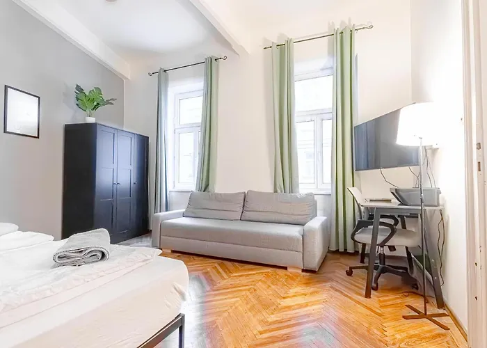 1br Apt. Near The Danube & Prater Stern شقة *