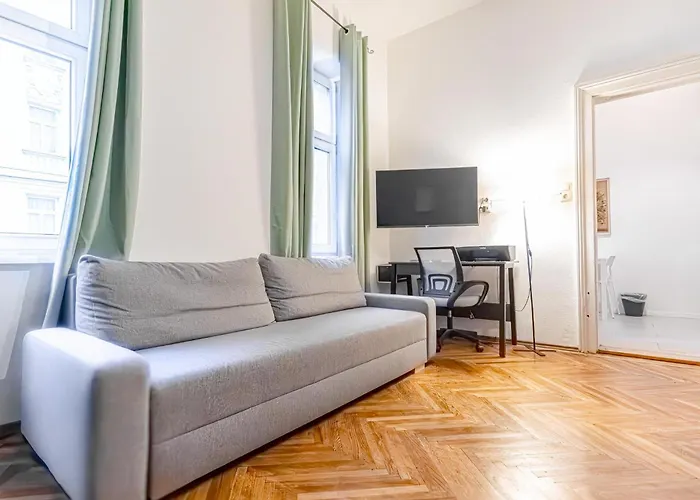 1br Apt. Near The Danube & Prater Stern شقة